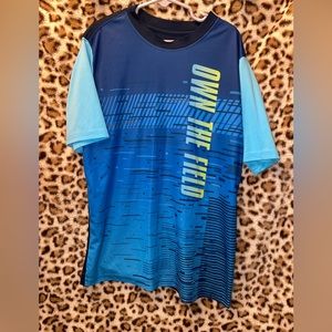 BOYS BLUE ATHLETIC SHIRT